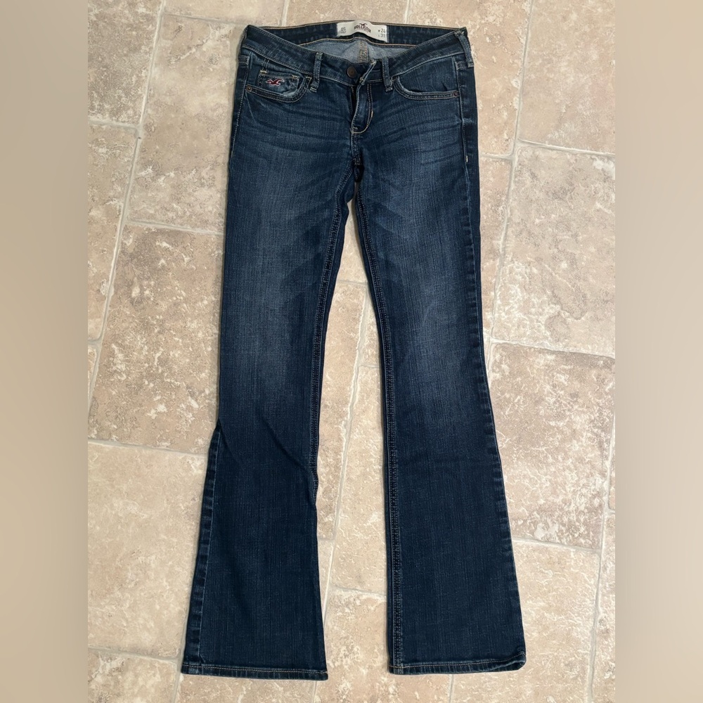 Hollister Dark Blue Boot Cut Jeans